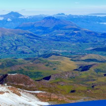 Cotacachi (left) and Imbabura (center)